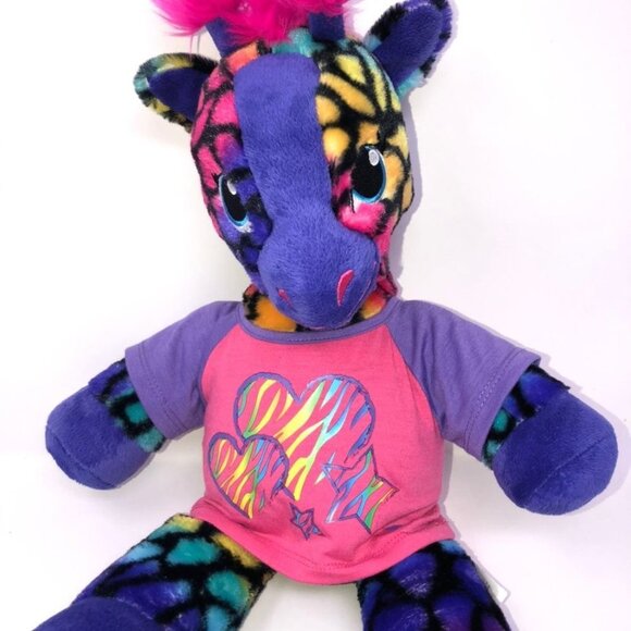 BUILD A Bear Giraffe Rainbow plush stuff animal - Picture 2 of 6